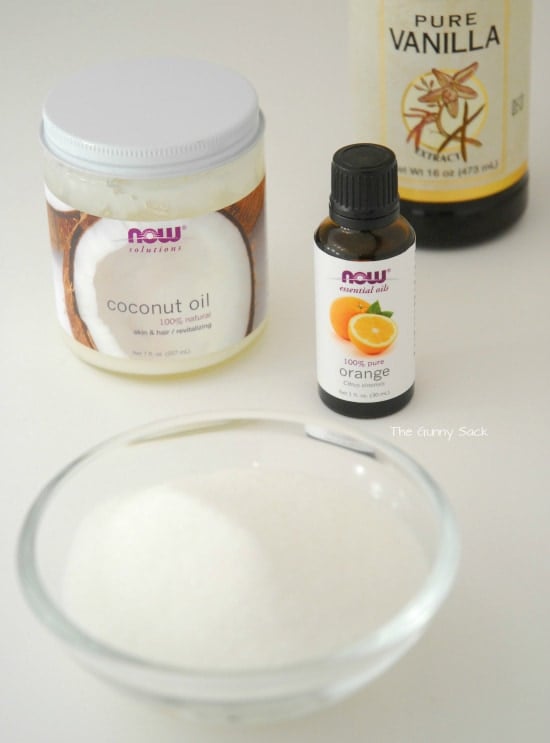 Coconut Oil Sugar Scrub Ingredients