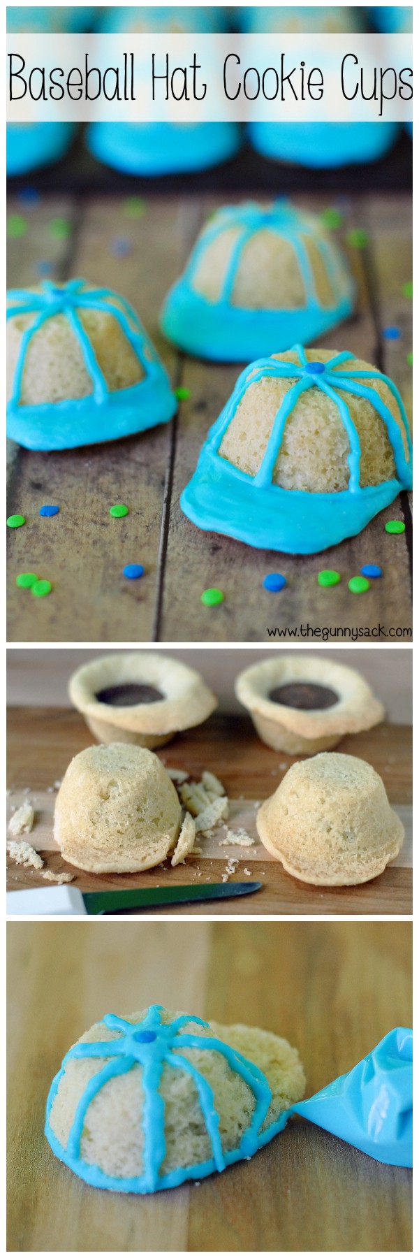 Baseball Hat Cookie Cups