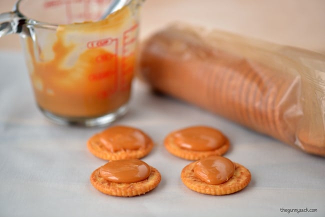 What are some recipes that call for Kraft caramels?