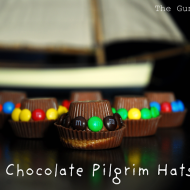 Chocolate Pilgrim Hats For Thanksgiving