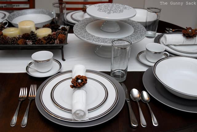 christmas tablescape
