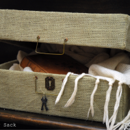 DIY Horchow Antique Rattan Suitcase