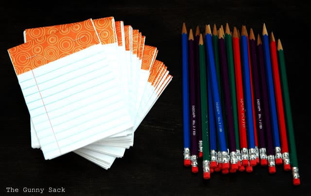 Handmade Notebooks and Pencils