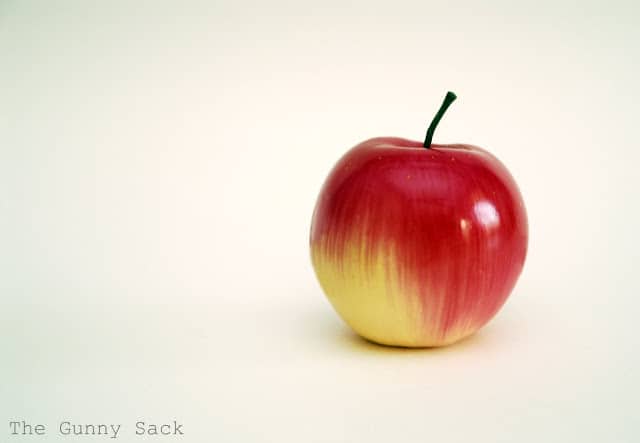 Apple With White Background
