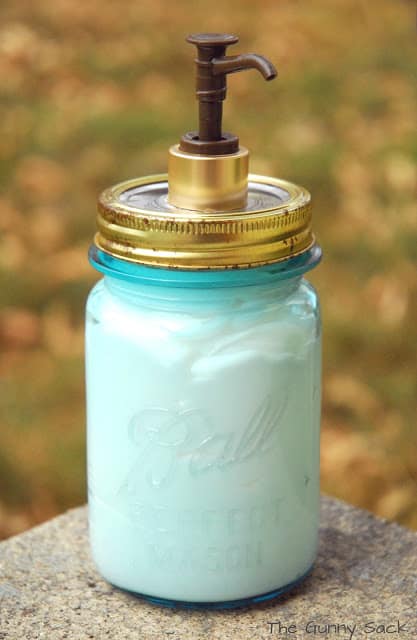 mason jar lotion dispenser