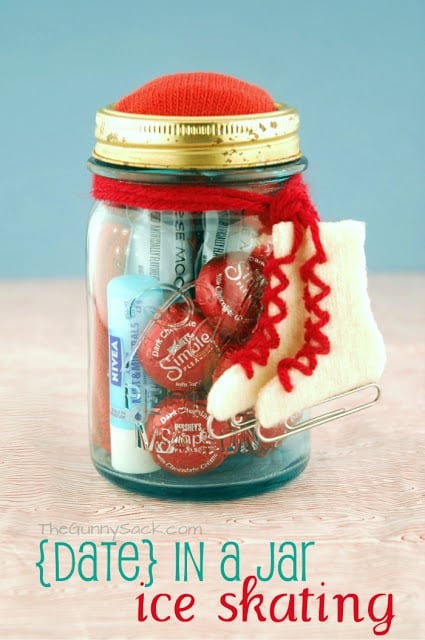 Ice Skating Gifts In A Jar