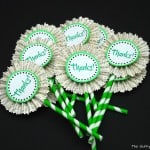 Book Page Cupcake Toppers
