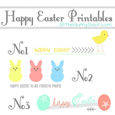 Happy Easter Printables Image