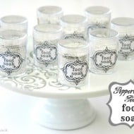 Spa Party Peppermint Tea Foot Soak and Foot Scrub Recipes