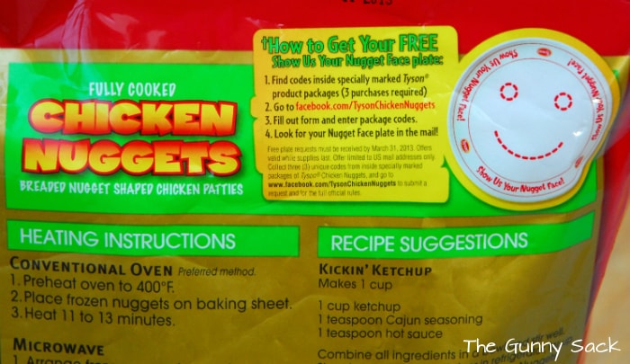 Kids In The Kitchen: Making Chicken Nugget Faces - The Gunny Sack