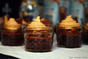 Peanut Butter Cup Brownie In A Jar
