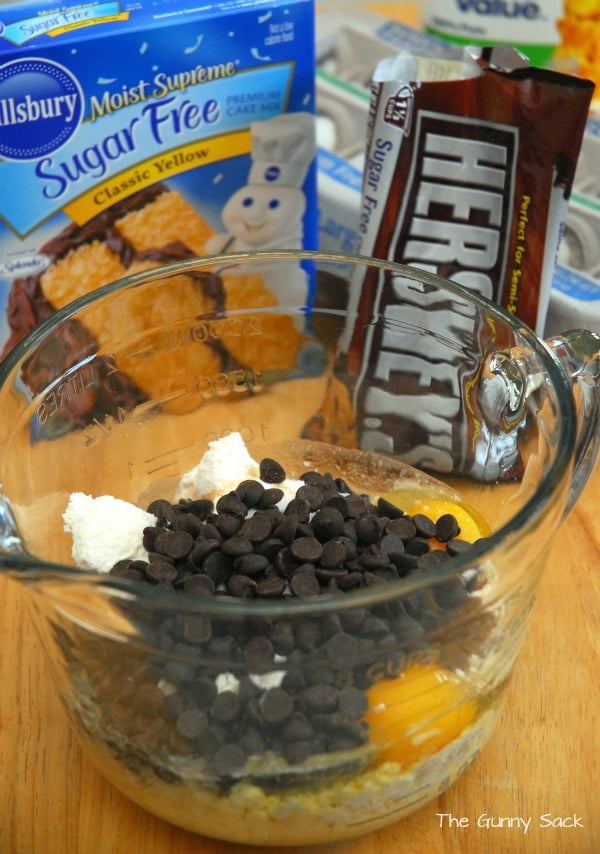 cookie ingredients in bowl