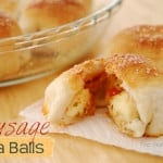 Sausage Pizza Biscuit Balls
