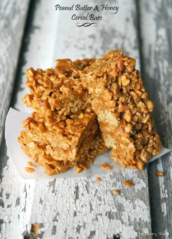 Peanut Butter and Honey Cereal Bar