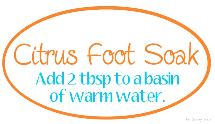 Citrus Foot Soak