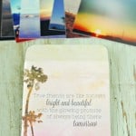 Friends Sunsets Quote Envelope