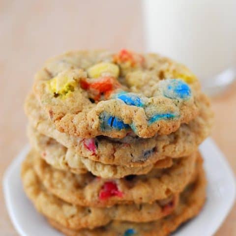 Oatmeal M&M Cookies