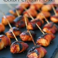 Sweet and Spicy Sriracha Bacon Chicken Bites