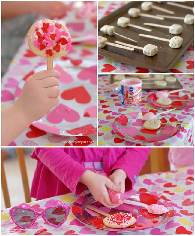 Valentine Cookie Pops collage