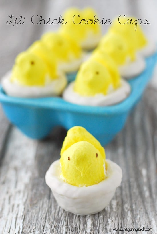 Easter Chick Cookie Cup