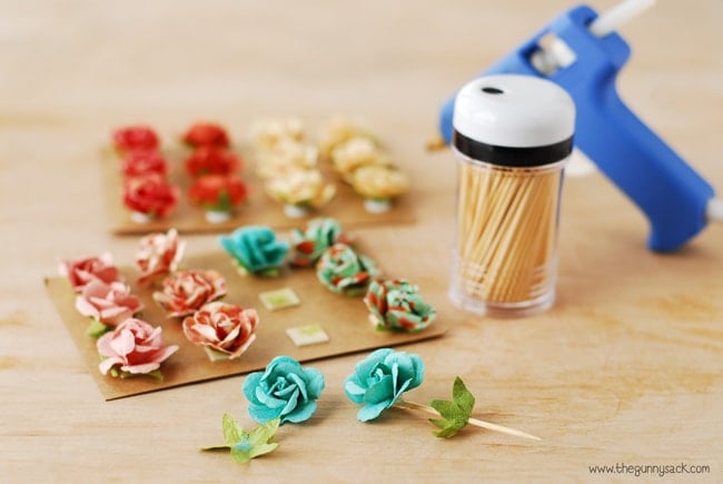 Flower Cupcake Toppers