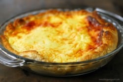 Bacon and Cheese Quiche Recipe With Puff Pastry Crust