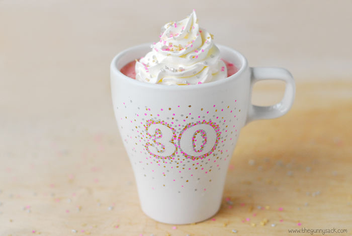 Birthday coffee mug
