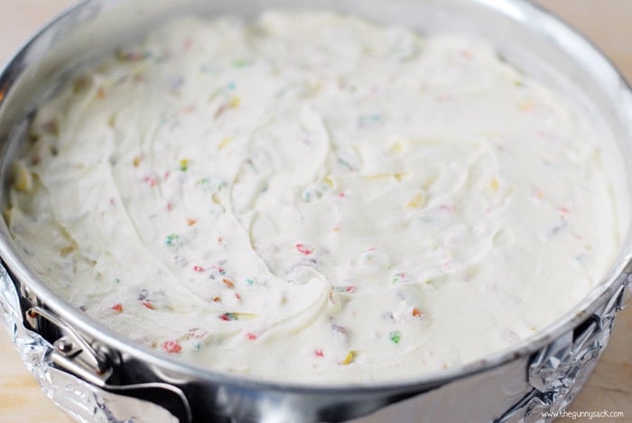 Ice Cream spread in pan