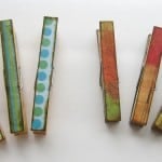 paper covered clothes pins