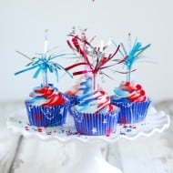 Fireworks Cupcakes 4th of July Recipe