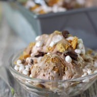 S’mores Ice Cream Recipe