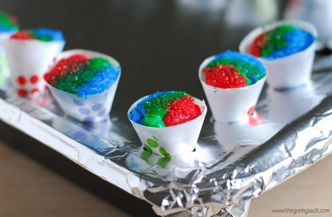 Snow Cone Truffles Cooling
