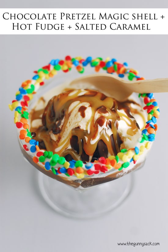 Ice cream sundae creation