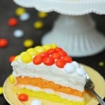 Candy Corn Cake slice