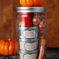 Pumpkin Pampering Mason Jar Gift