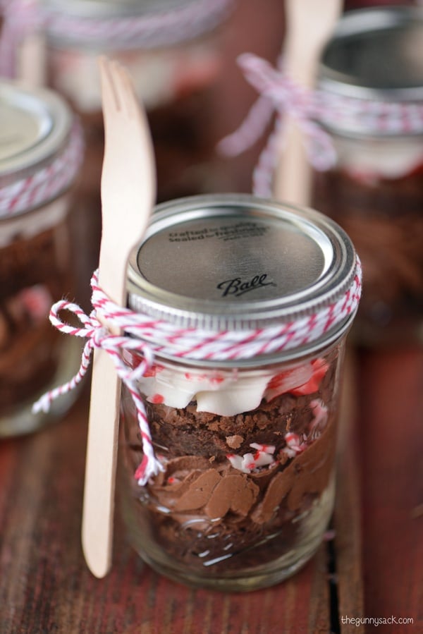 Brownies in a jar