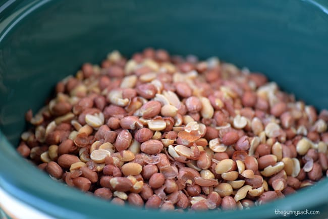 Spanish peanuts in crock pot