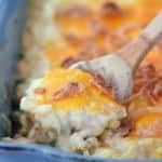 Easy dinner recipe for Chicken Pot Pie with Cheesy Mashed Potatoes.
