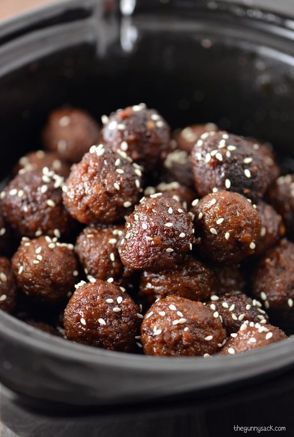 Crock Pot Honey Sesame Meatballs