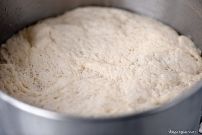 Soft Pretzel Dough in bowl