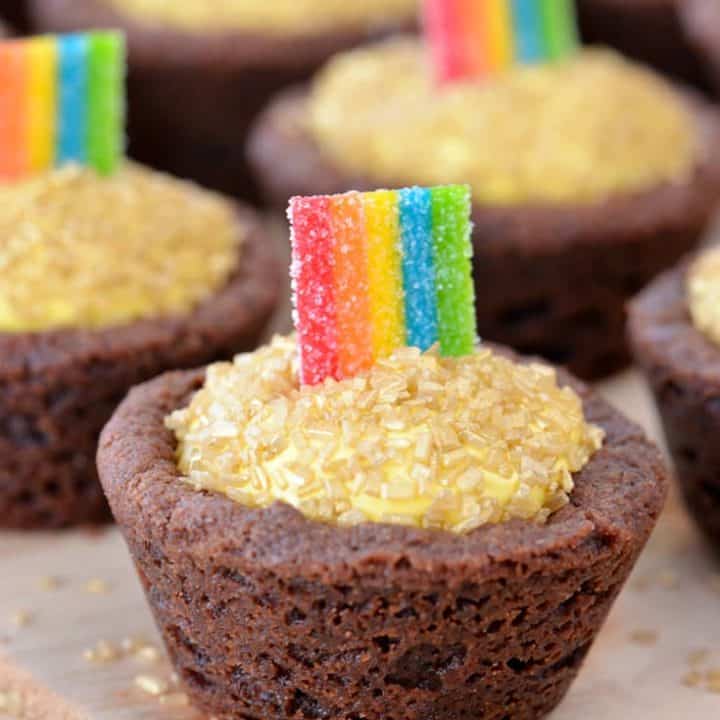 Pot of Gold Cookie Cups