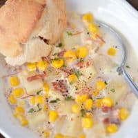 Slow Cooker Corn Chowder With Ham