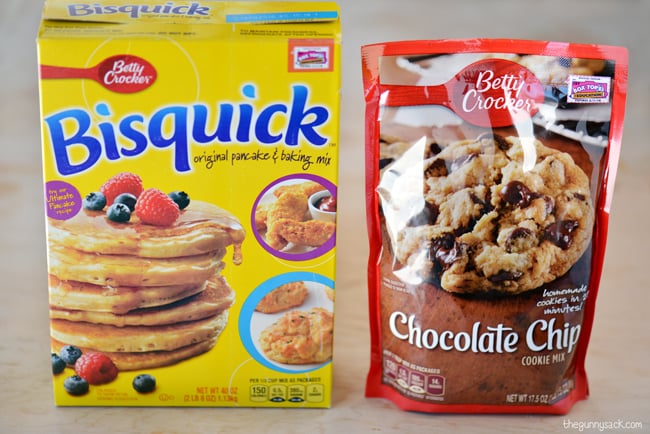 bisquick and chocolate chip cookie mix