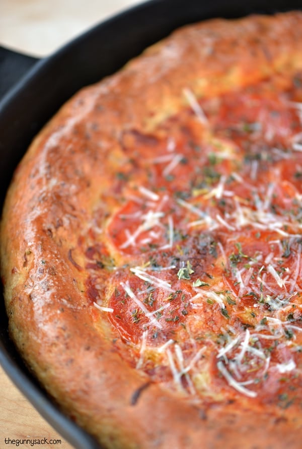 Bisquick Skillet Pizza In Pan