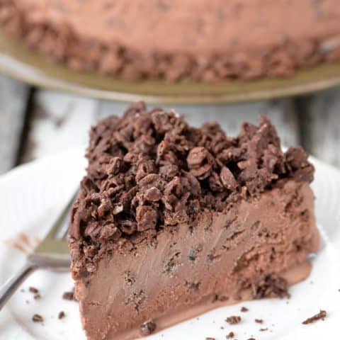 Chocolate Crunch Ice Cream Cake | thegunnysack.com