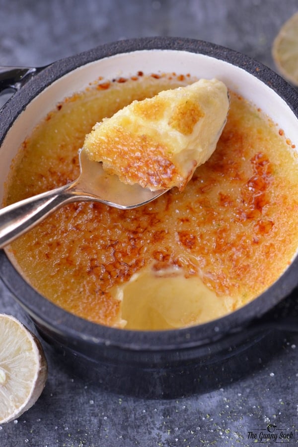 spoonful of creme brulee