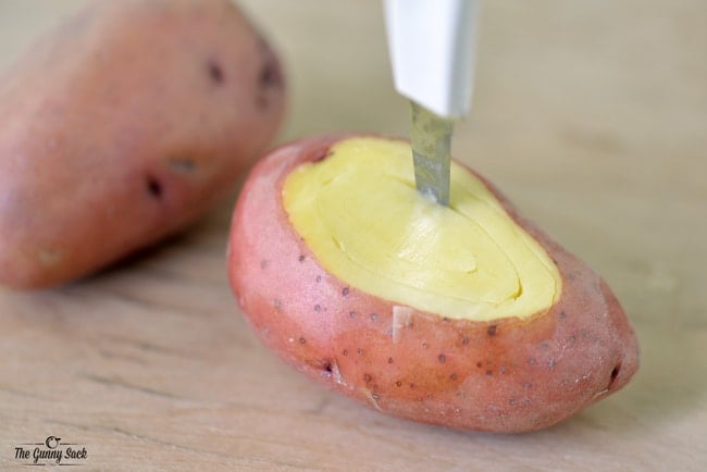 How To Cut A Blooming Potato