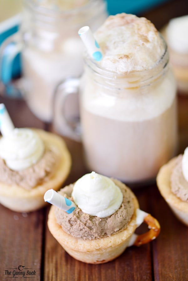 Root Beer Float Cookie Cups And A Root Beer Float
