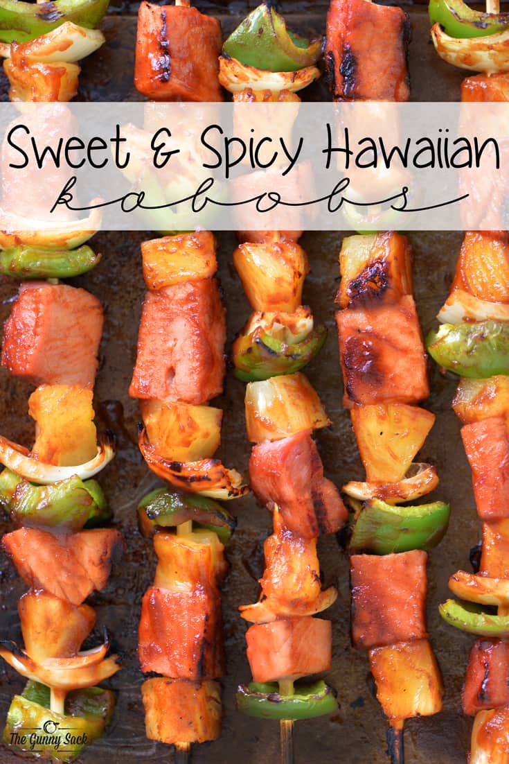 Sweet and Spicy Hawaiian Kabobs