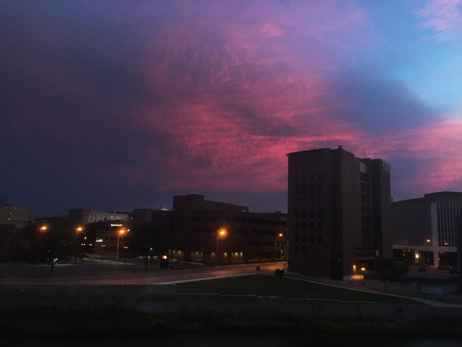 Sunset Over Downtown Sioux Falls, SD | thegunnysack.com